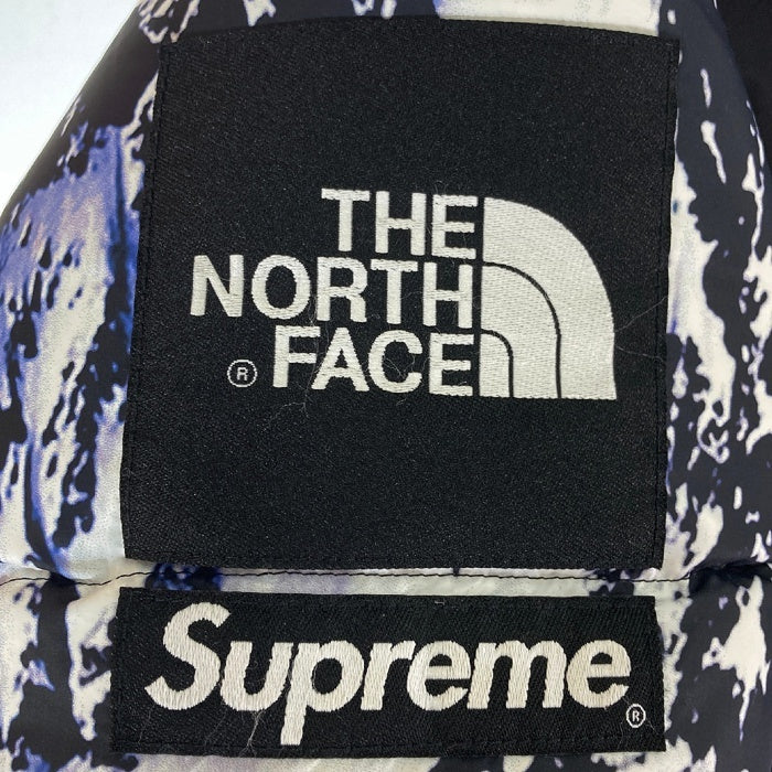 SUPREME シュプリーム NF0A3LHQ 17AW ×THE NORTH FACE ザノースフェイス マウンテンバルトロダウンジャケット 雪山 ホワイト ブルー sizeM 瑞穂店