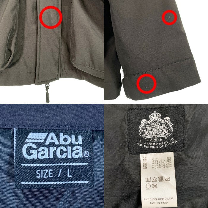 Abu Garcia アブガルシア WR MILITARY PADDING JACKET 中綿 ミリタリージャケット ブラック Size L 福生店