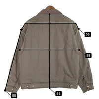 STUSSY ステューシー Drizzler Plaid Bomber Jacket ドリズラー プレイド ボンバージャケット チェック 中綿 グレー 215146 Size S 福生店