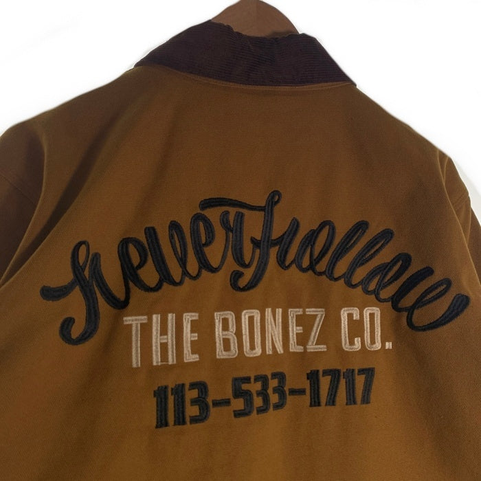 The BONES ザ ボーンズ DUCK JACKET ダックジャケット ブラウン Size M 福生店