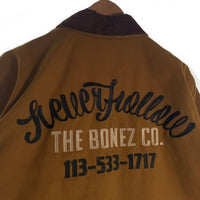 The BONES ザ ボーンズ DUCK JACKET ダックジャケット ブラウン Size M 福生店