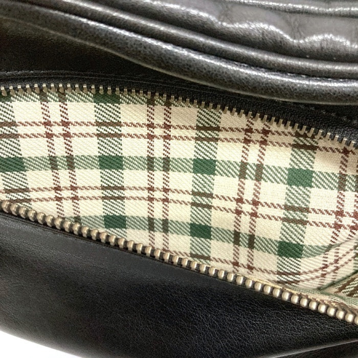 PORTER ポーター ショルダーバッグ レザー 内側チェック ブラック 瑞穂店