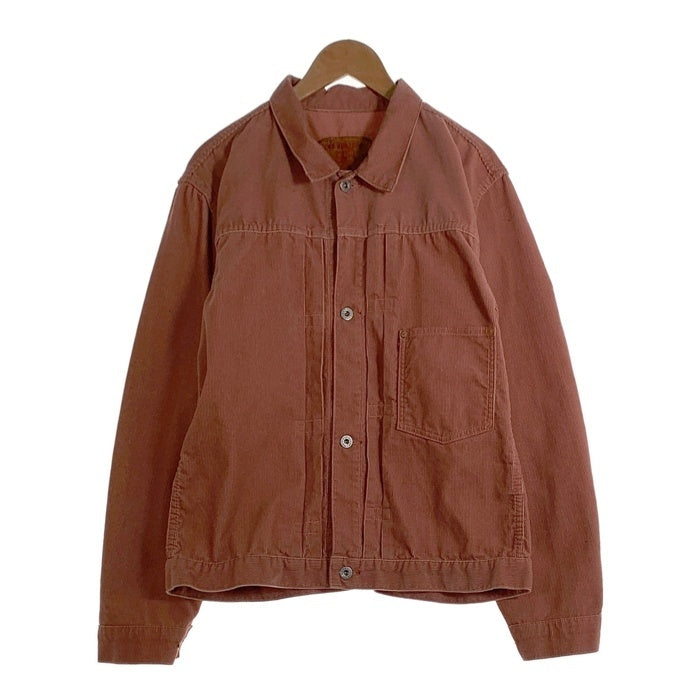 TCB JEANS ティーシービージーンズ S40’s Cords JKT WW2 1st コーデュロイジャケット 大戦 Tバック サーモンピンク Size 44 福生店