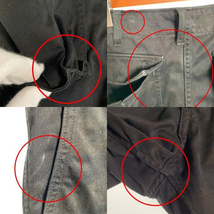 THE REAL McCOY`S リアルマッコイズ DYED BLACK TIGERSHORTS カーゴショーツ ショートパンツ ブラック Size M-R 福生店