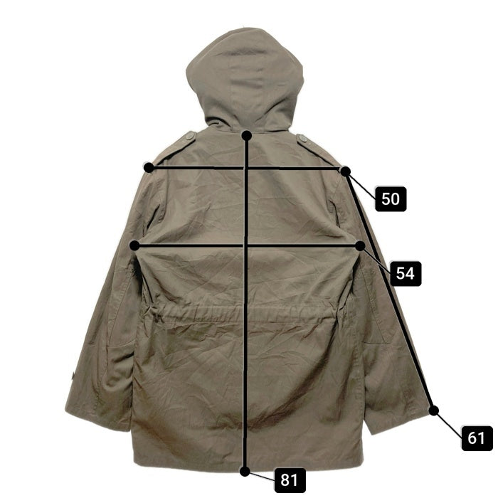 ドイツ軍 フィールドパーカー 裏ボアライナー付属 オリーブ size- 瑞穂店
