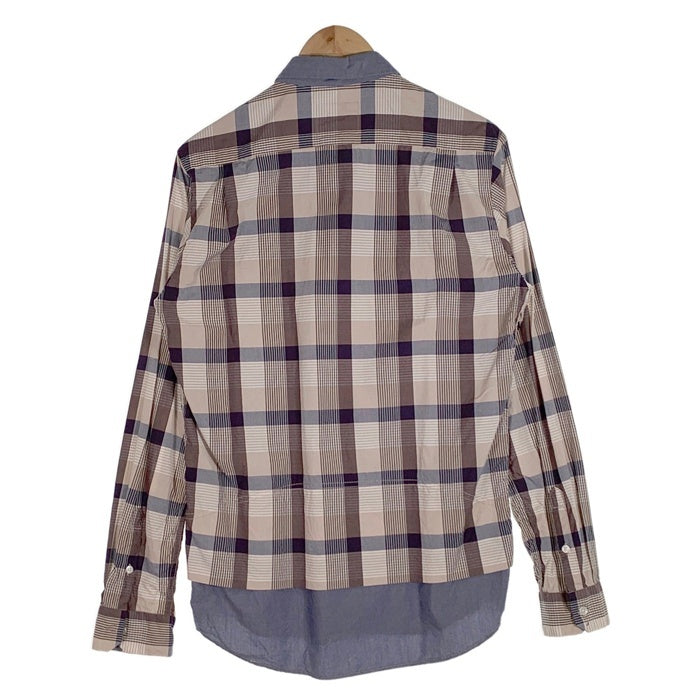 BLACK＆BLUE ブラックアンドブルー リバーシブルシャツ チェック シャンブレー Size 4 福生店