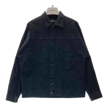 OURET オーレット コットンリネン ジャケット ブラック size1 瑞穂店