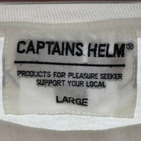 CAPTAINS HELM キャプテンズヘルム Rising sun Coffee Tシャツ ホワイト sizeL 瑞穂店