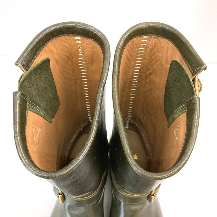 Y'2 LEATHER ワイツーレザー EB-01 ECO HORSE ENGINEER BOOTS エコ ホース エンジニアブーツ オリーブ Size 8D (26cm) 瑞穂店