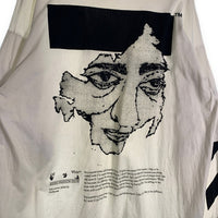 OFF-WHITE オフホワイト レイヤード ロングスリーブ プリントTシャツ ホワイト OMAB022F20FAB004 Size XL 福生店