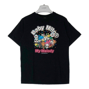 A BATHING APE アベイシングエイプ My Melody Baby Milo マイメロディxベビーマイロ Ｔシャツ ブラック sizeS 瑞穂店