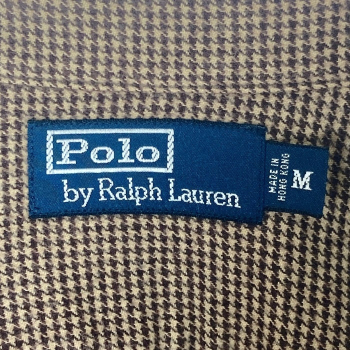Polo Ralph Lauren ポロラルフローレン 千鳥柄 ネルシャツ ブラウン sizeM 瑞穂店