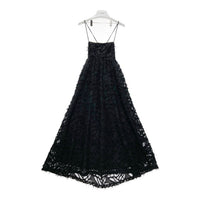 Ray Beams レイビームス フリンジフレアキャミワンピース ブラック size0 瑞穂店