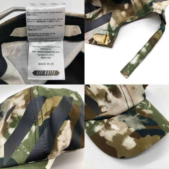 OFF-WHITE オフホワイト カモフラージュ キャップ 6パネル 並行品 瑞穂店