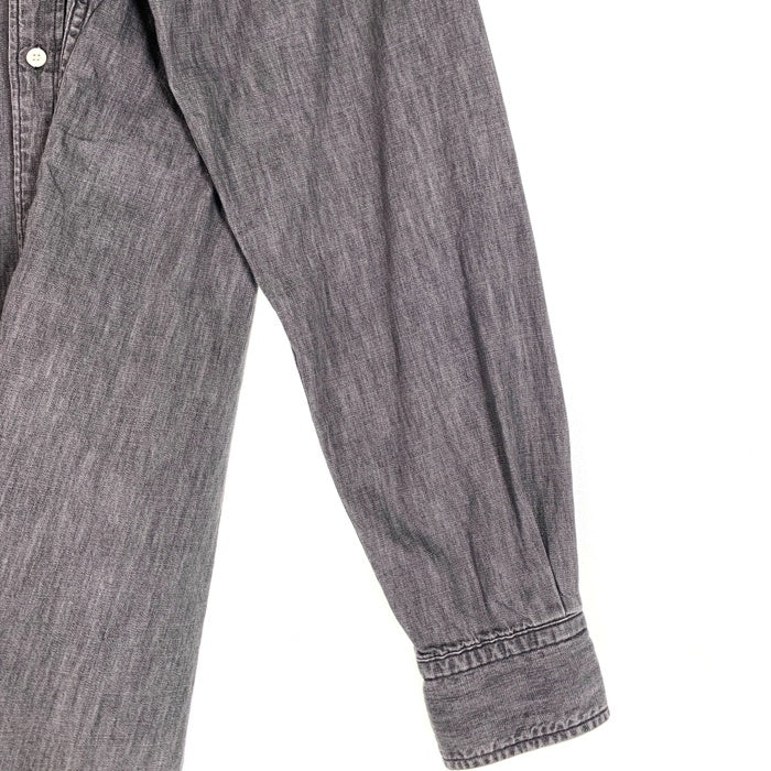 STANDARD CALIFORNIA スタンダードカリフォルニア DENIM BUTTON DOWN SHIRT デニム ボタンダウンシャツ グレー Size L 福生店