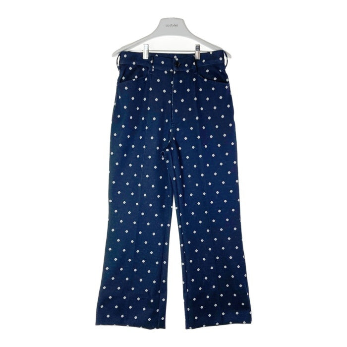 Needles ニードルス Dot Flair Pant フレアパンツ 水玉 ネイビー size2 瑞穂店