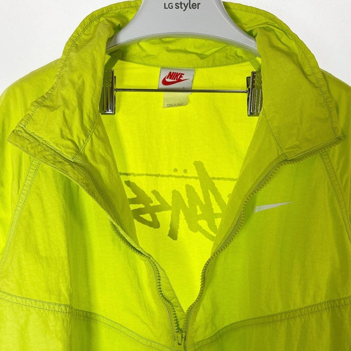 NIKE ナイキ × STUSSY ステューシー CT4310-308 Windrunner Jacket  ウインドランナー ジャケット プルオーバー イエロー sizeL 瑞穂店