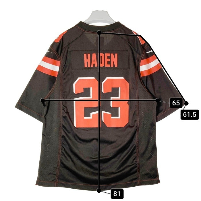 NIKE ナイキ NFL ゲームシャツ  クリーブランドブラウンズ オデルベッカムjr. ユニフォーム ブラウン sizeXL 瑞穂店