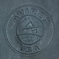 AVIREX アヴィレックス 783-3130022 直営店限定 EMBOSS STAND ZIP JACKET エンボス スタンドジップジャケット ブラック sizeM 瑞穂店