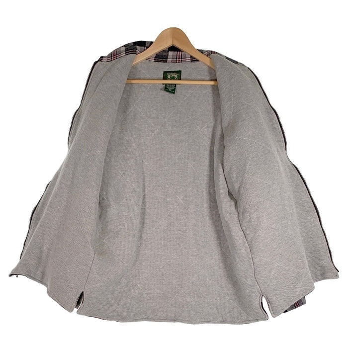 90's~ Stillwater Supply Co ジップアップ フランネルチェックシャツジャケット 中綿 グレー ブラック Size L 福生店