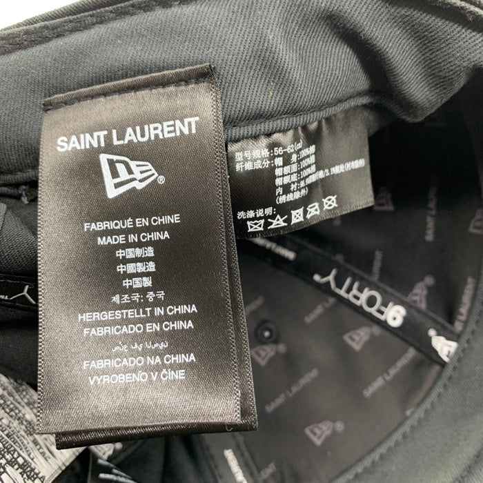 SAINT LAURENT サンローラン New Era ニューエラ 9FORTY ベースキャップ ブラック 687687YCL361000 福生店