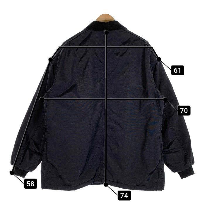 COOTIE クーティー 24AW Padded Nylon OX Work Short Coat パデッド ナイロン ワークショートコート ジャケット ブラック 中綿 オーバーサイズ Size S 福生店