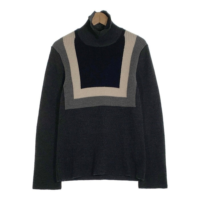 COMME des GARCONS HOMME PLUS コムデギャルソンオムプリュス タートルネック ウールニットセーター チャコールグレー オールド PN-040220 AD1996 Size S 相当 福生店