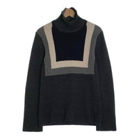 COMME des GARCONS HOMME PLUS コムデギャルソンオムプリュス タートルネック ウールニットセーター チャコールグレー オールド PN-040220 AD1996 Size S 相当 福生店
