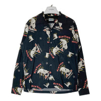 Schott ショット シロクマ総柄 シャツ ブラック sizeS 瑞穂店