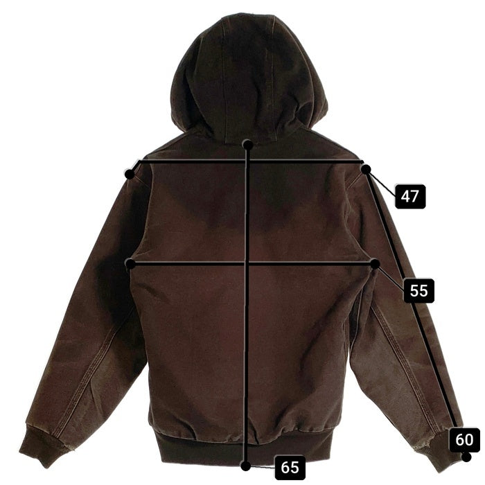 CARHARTT カーハート ACTIVE JACKET アクティブジャケット ダークブラウン Size S 福生店