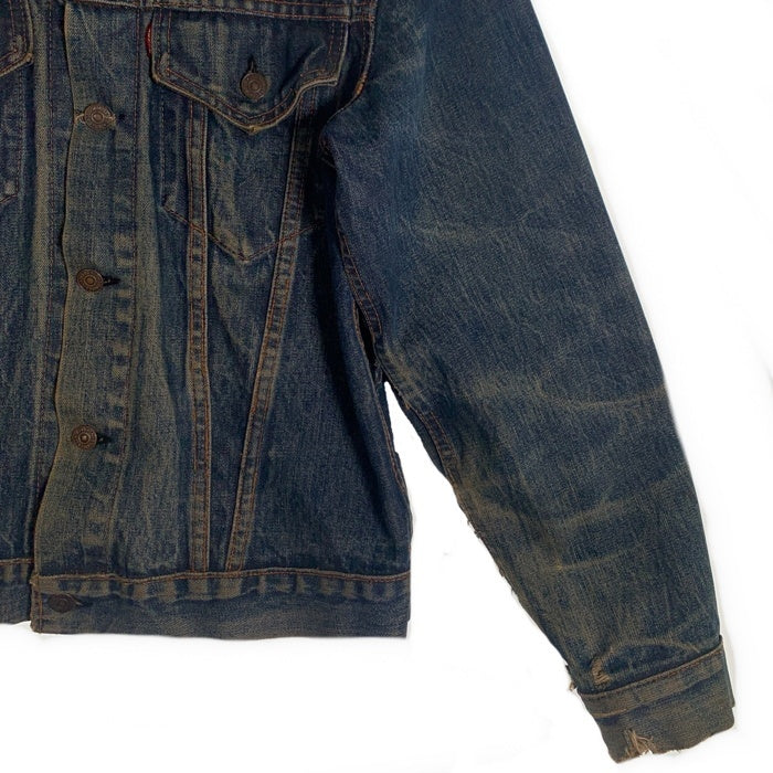 60's 70's Levi's リーバイス ボタン裏524 不均等V ビッグE BIG E 4thモデル トラッカーデニムジャケット インディゴ 70505-0217 USA製 Size 40 福生店