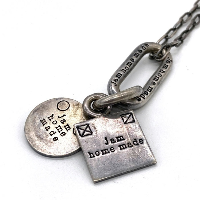 JAM HOME MADE ジャムホームメイド シルバーチェーンネックレス 安全ピン SILVER Size 50cm 瑞穂店