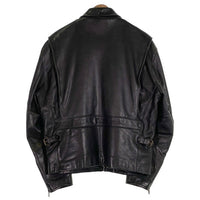 90's Harley-Davidson ハーレー ダビッドソン シングル ライダースジャケット レザージャケット ブラック Size 42 福生店