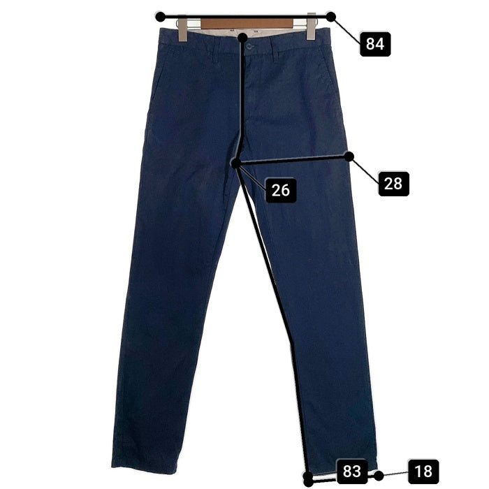 Carhartt WIP カーハートワークインプログレス JOHNSON PANT ジョンソンパンツ チノ スリムストレート ネイビー I016448 Size 30×32 福生店