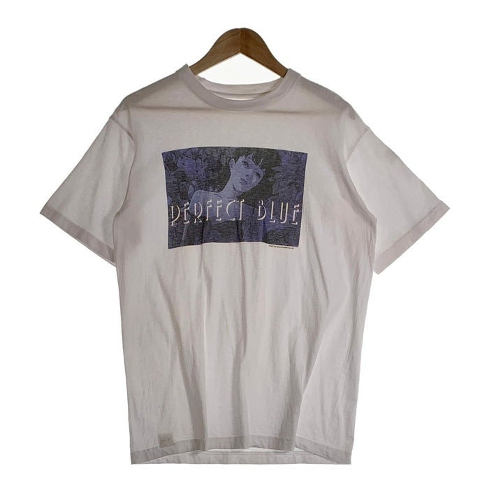 90's PERFECT BLUE パーフェクトブルー 半袖 プリント Tシャツ 1997コピーライト ホワイト Size L相当 福生店