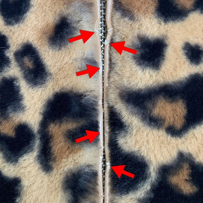 GUESS ゲス 18AW atmos アトモス Fake Fur Jacket レオパード フェイクファー ジャケット M13W8610AT Size L 福生店