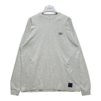 M&M エムアンドエム 刺繡 プリント ロングスリーブTシャツ アッシュグレー Size XL 瑞穂店