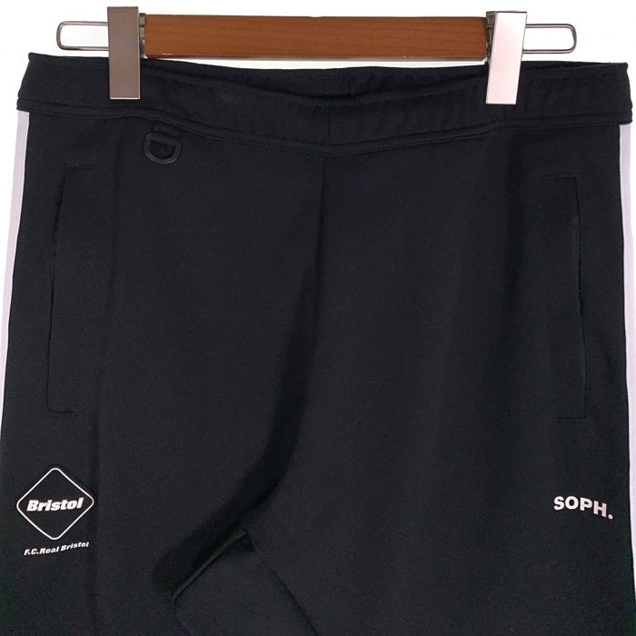 F.C.Real Bristol エフシー レアル ブリストル SOPH. ソフ  23AW TRAINING TRACK RIBBED PANTS トレーニング トラック リベット パンツ ブラック FCRB-232071 Size L 福生店
