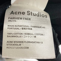 Acne Studios アクネストゥディオズ 2HL173 FAIRVIEW FACE スウェット ブラック sizeXS 瑞穂店