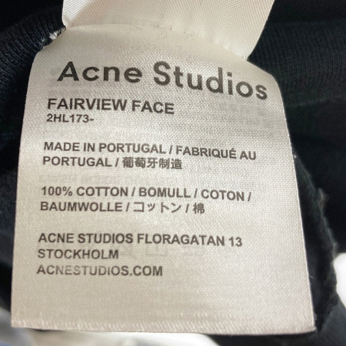 Acne Studios アクネストゥディオズ 2HL173 FAIRVIEW FACE スウェット ブラック sizeXS 瑞穂店