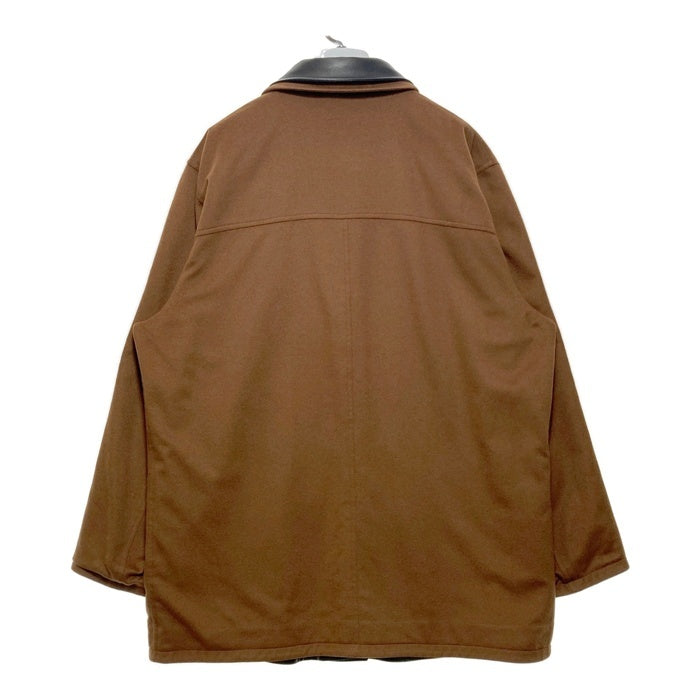 Salvatore Ferragamo サルヴァトーレフェラガモ ナッパレザー×カシミア リバーシブルコート ブラック×キャメル size54 瑞穂店