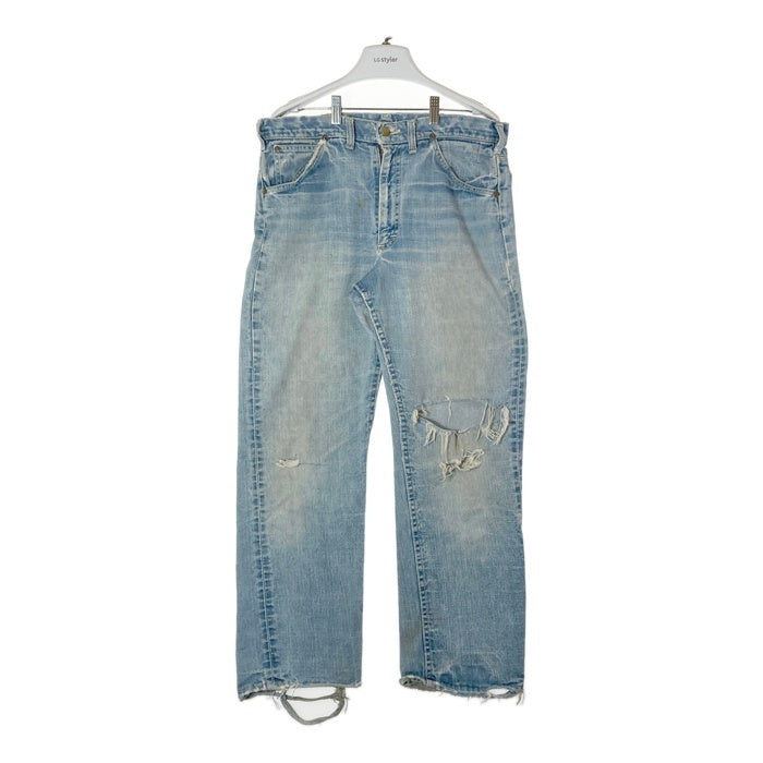 Lee リー 200 70's サイド黒タグ ポケット大文字タグ TALONセミオート デニムパンツ ライトインディゴ size34 瑞穂店