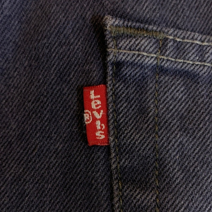 Levi`s リーバイス 501 カラーデニムパンツ ジーンズ 後染め ブラック ネイビー 005011135 Size 40×30 福生店