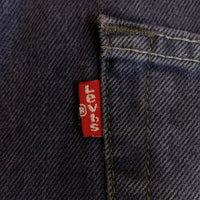 Levi`s リーバイス 501 カラーデニムパンツ ジーンズ 後染め ブラック ネイビー 005011135 Size 40×30 福生店