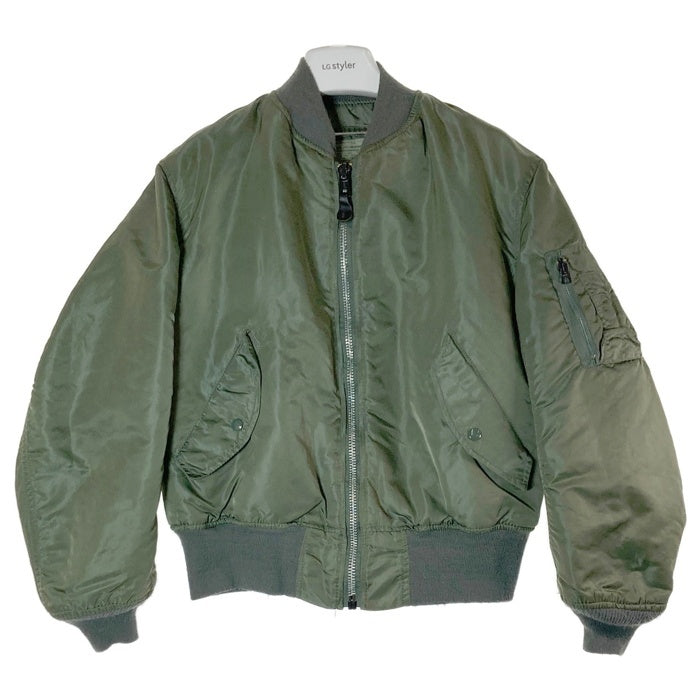 ALPHA INDUSTRIES アルファインダストリーズ USA製 MA-1 グラウンドクルー オリーブ sizeM 瑞穂店