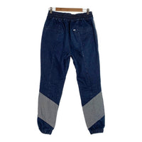 SAPEur サプール Denim Track Pants デニムトラックパンツ インディゴ グレー Size L 福生店