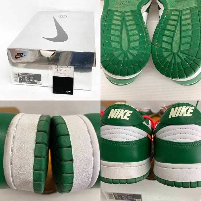 OFF-WHITE × Nike オフホワイト ナイキ Dunk Low "White/Pine-Green ダンク ロー ホワイト/パイン グリーン  CT0856-100 size28cm 瑞穂店