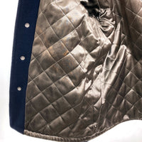 Whitesvill ホワイツビル レターマン ウールメルトンジャケット スタジャン ネイビー WV10735 Size 38 瑞穂店