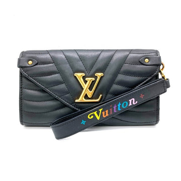 LOUIS VUITTON ルイヴィトン M63298 ニューウェーブ ロングウォレット 長財布 ブラック 瑞穂店