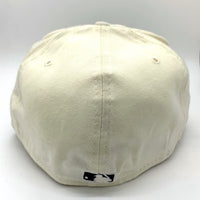 90's New Era ニューエラ 59FIFTY MLB ニューヨーク・ヤンキース 2トーン ウールベースボールキャップ ホワイト ネイビー USA製 Size 7 3/8 (58.7cm) 福生店